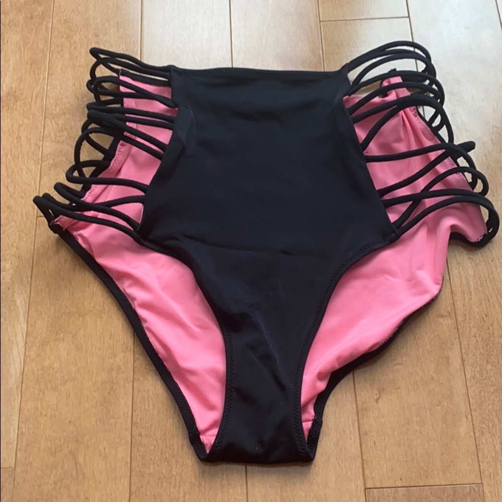 PINK high waisted swim